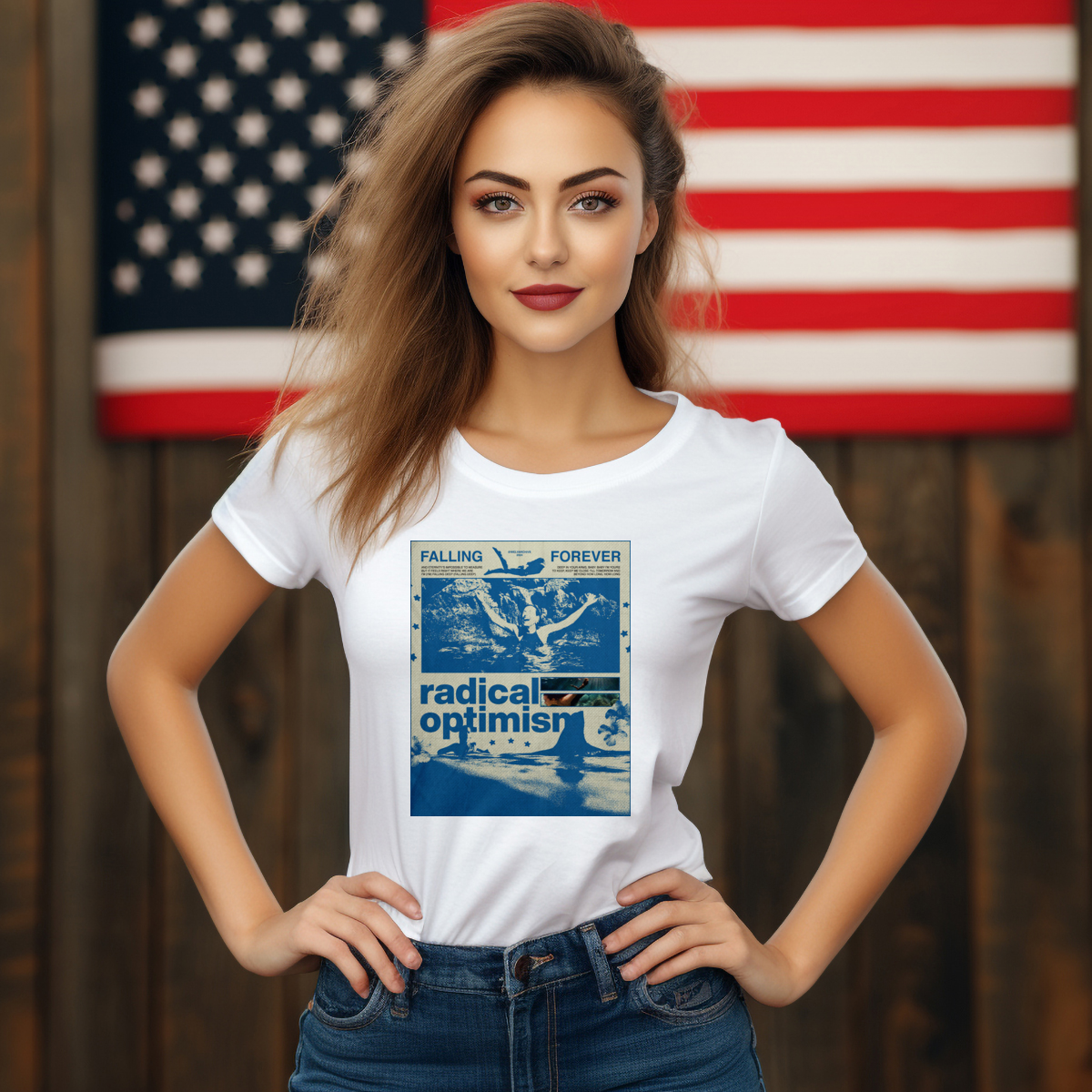 Falling Forever Radical Optimisn Shirt