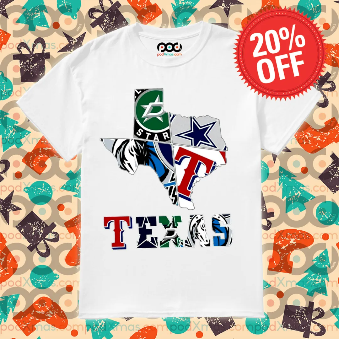 Dallas Stars Dallas Cowboys Dallas Mavericks Texas Rangers Texas 2024 Shirt