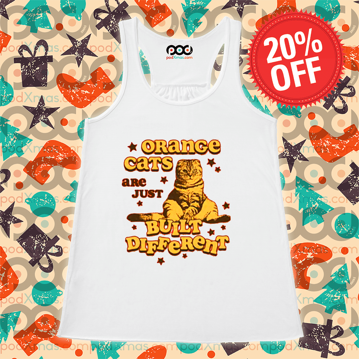 Orance Cats Are Just Built Different 2024 Shirt