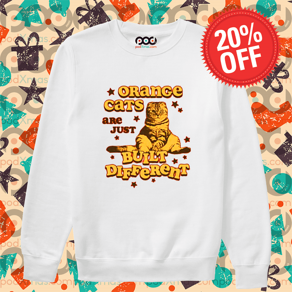Orance Cats Are Just Built Different 2024 Shirt