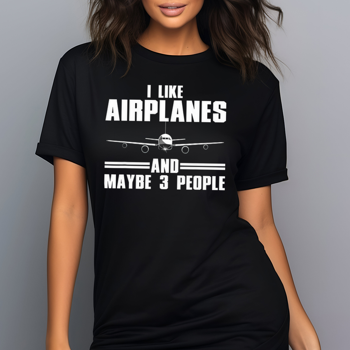 I Like Airplanes And Maybe 3 People 2024 Shirt