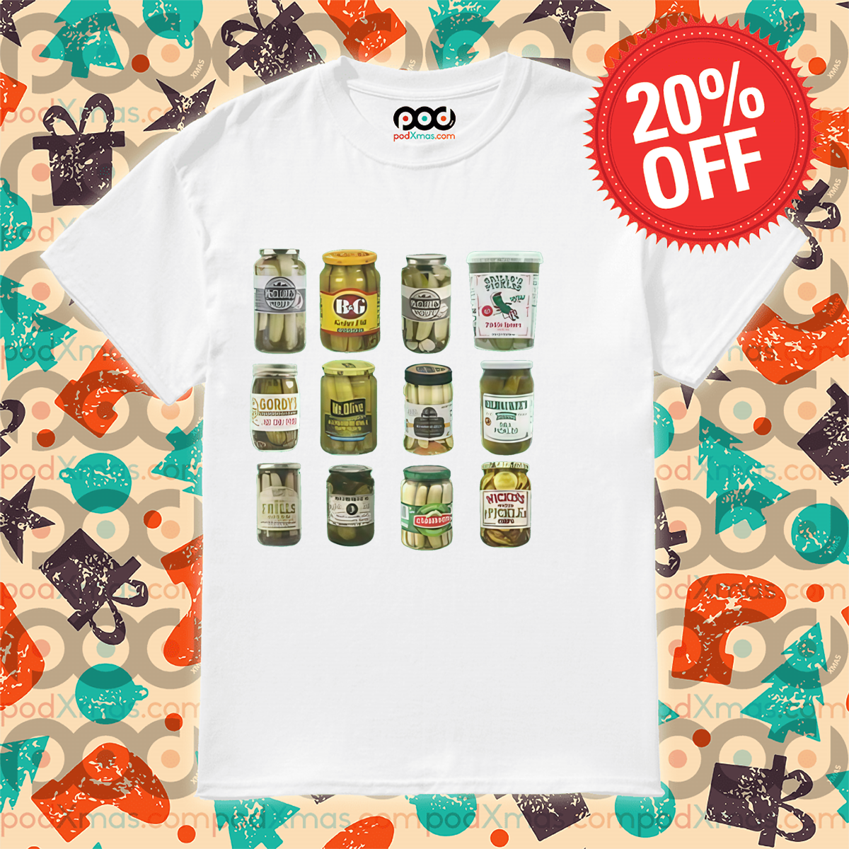 Pickles Jars Vintage 2024 Shirt