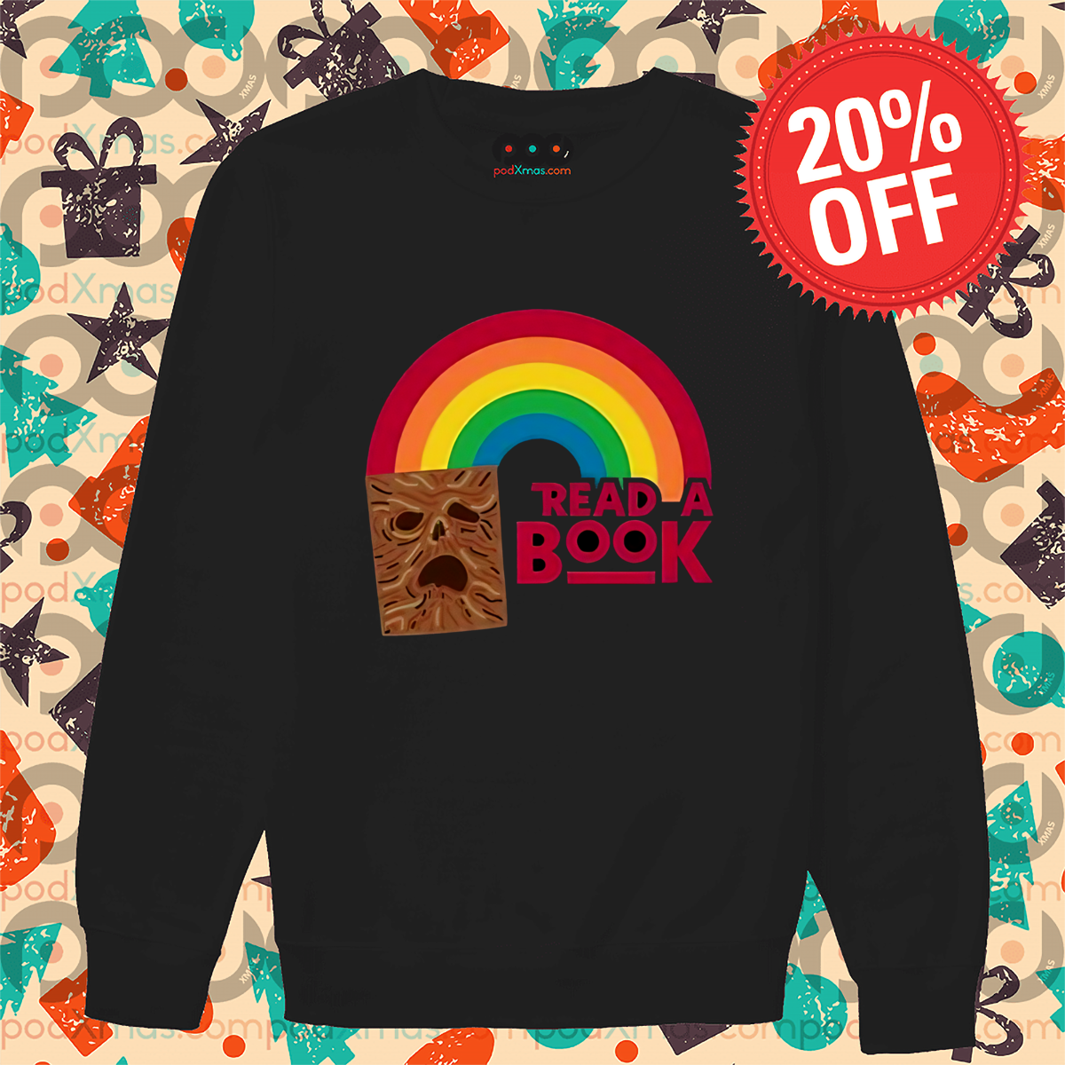 Read A Book Necronomicon Rainbow Shirt