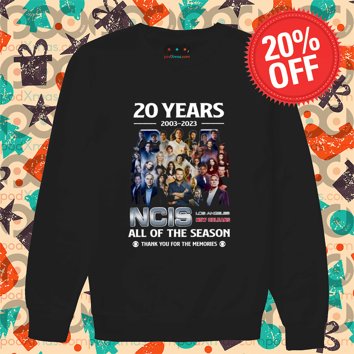 20 Years NCIS All Of The Season Thank You For The Memories 2024 Shirt