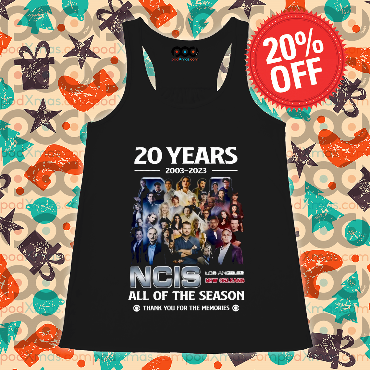 20 Years NCIS All Of The Season Thank You For The Memories 2024 Shirt