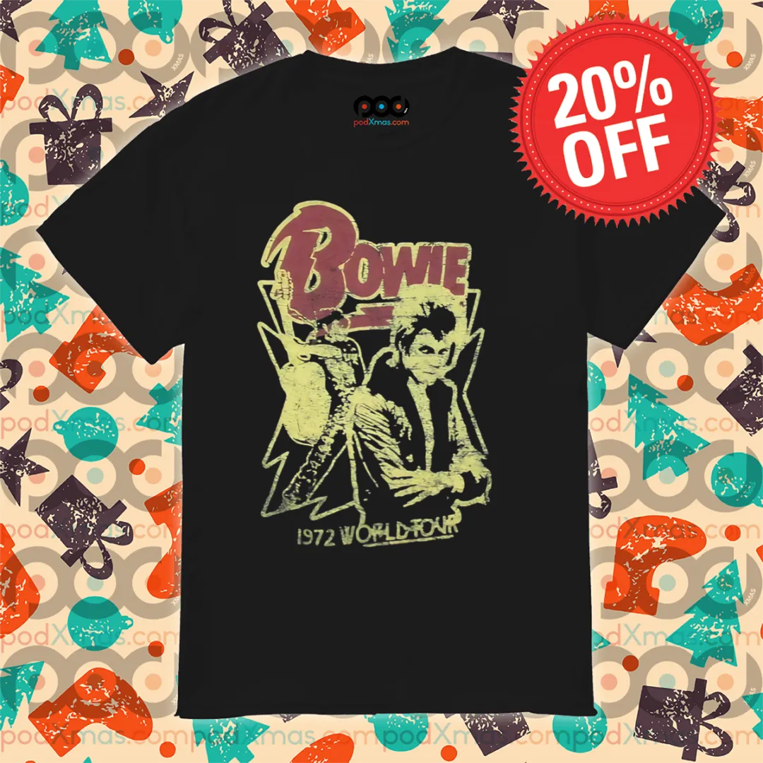 Bowie 1972 World Tour Vintage Shirt