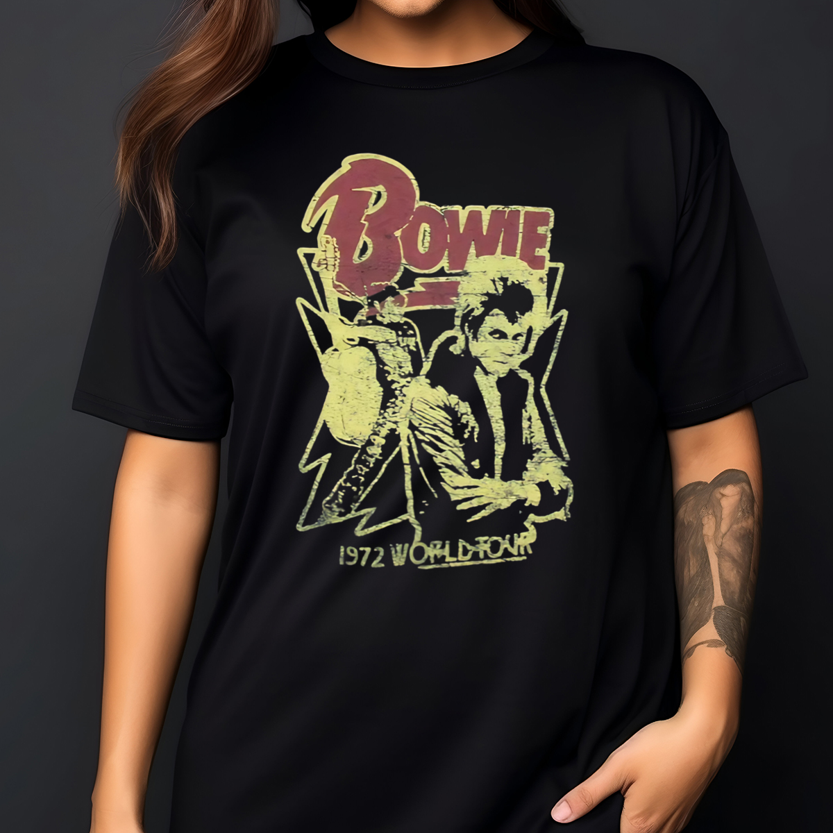 Bowie 1972 World Tour Vintage Shirt