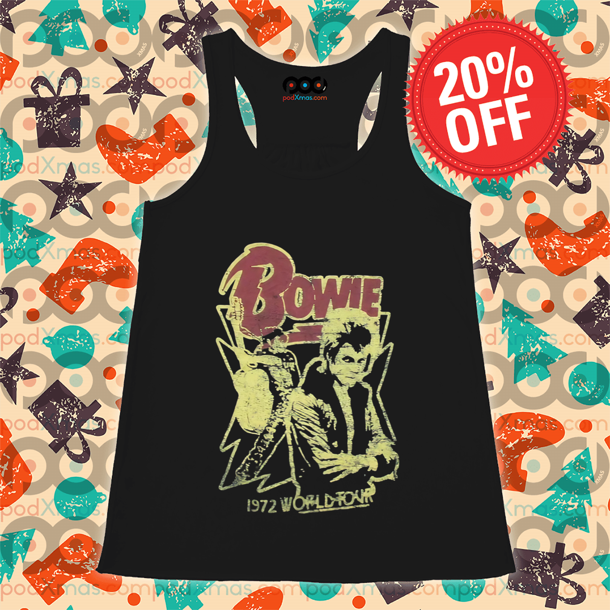 Bowie 1972 World Tour Vintage Shirt