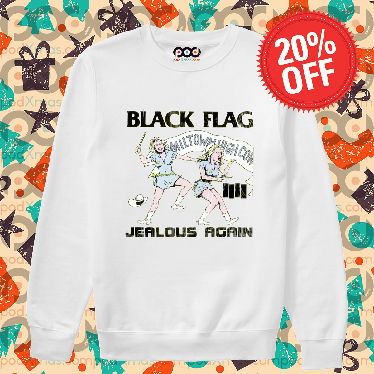 Cop Black Flag Jealous Again Shirt Cop Black Flag Jealous Again Shirt