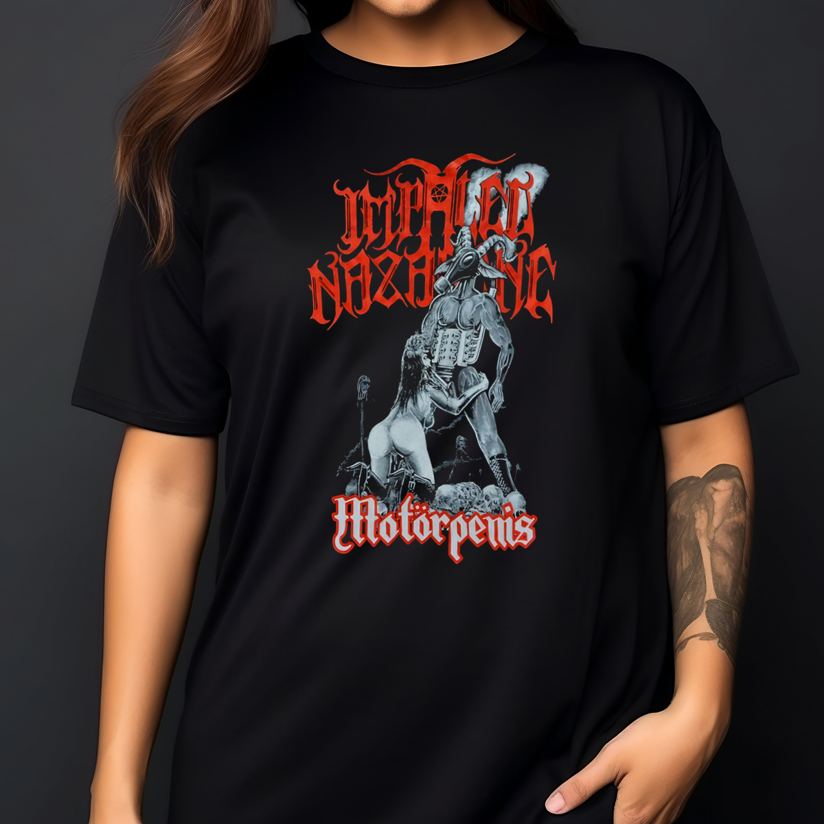Goat Devil Impaled Nazarene Motorpenis 2024 Shirt