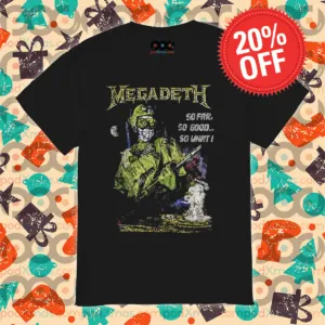 Megadeath So Far So Good So What I Vintage Shirt