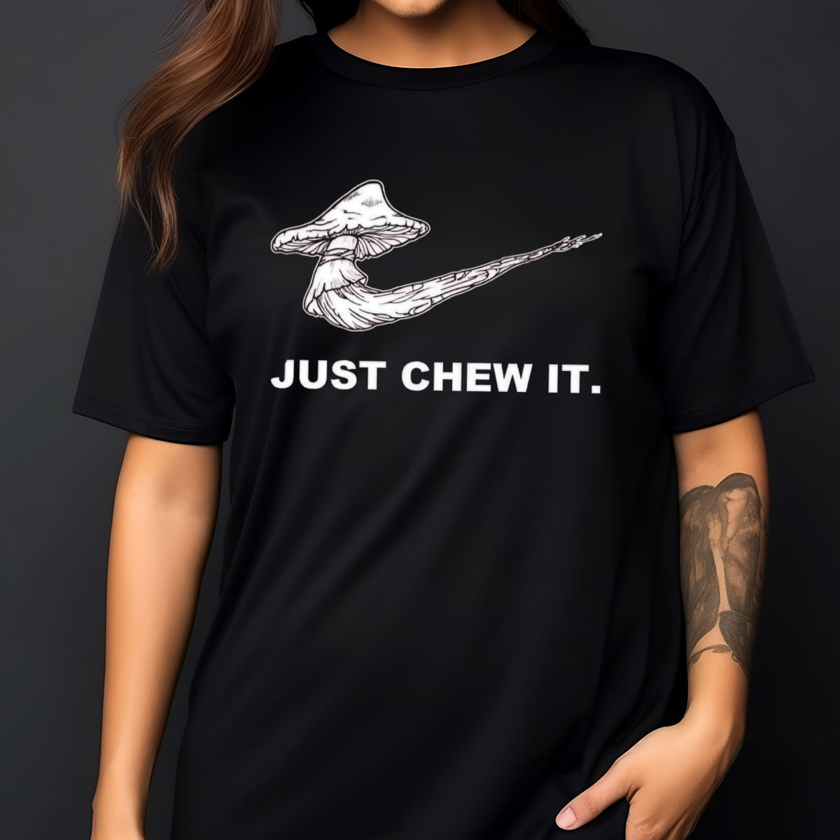 Mushroom Just Chew It Shirt