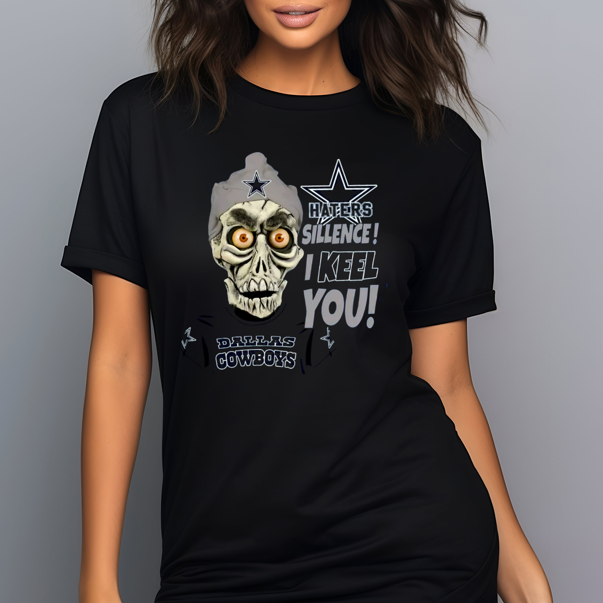Achmed Dallas Cowboys Haters Sillence I Keel You 2024 Shirt