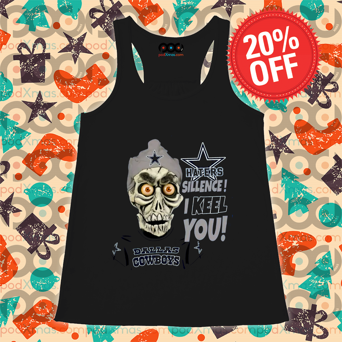 Achmed Dallas Cowboys Haters Sillence I Keel You 2024 Shirt