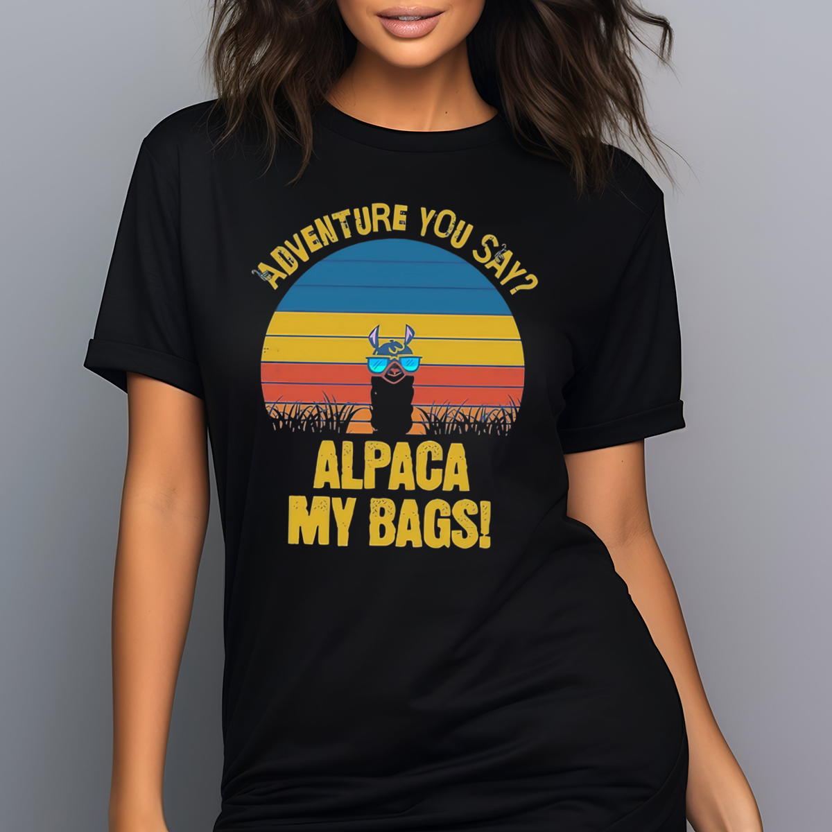 Adventure You Say Alpaca My Bags 2024 Vintage Shirt Adventure You Say Alpaca My Bags 2024 Vintage Shirt
