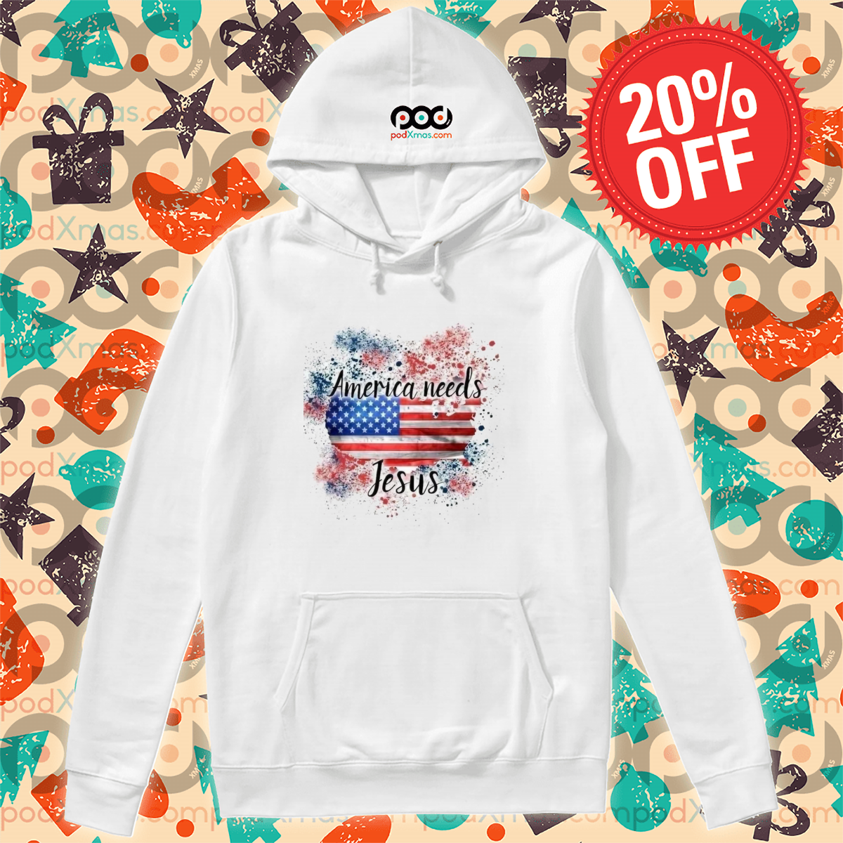 America Needs Jesus Colorful 2024 Shirt