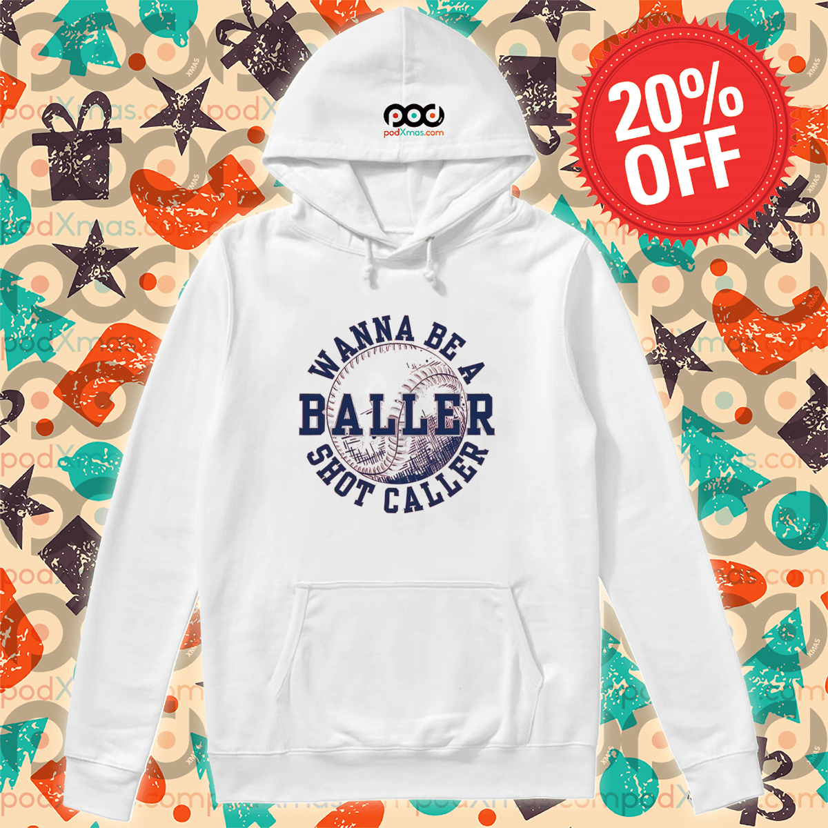 Baseball Wanna Be A Shot Caller Baller 2024 Shirt