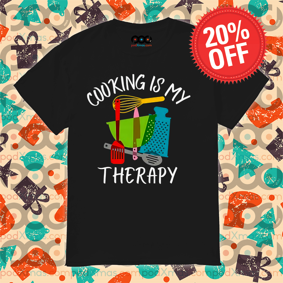 Cooking Is My Therapy 2024 Shirt