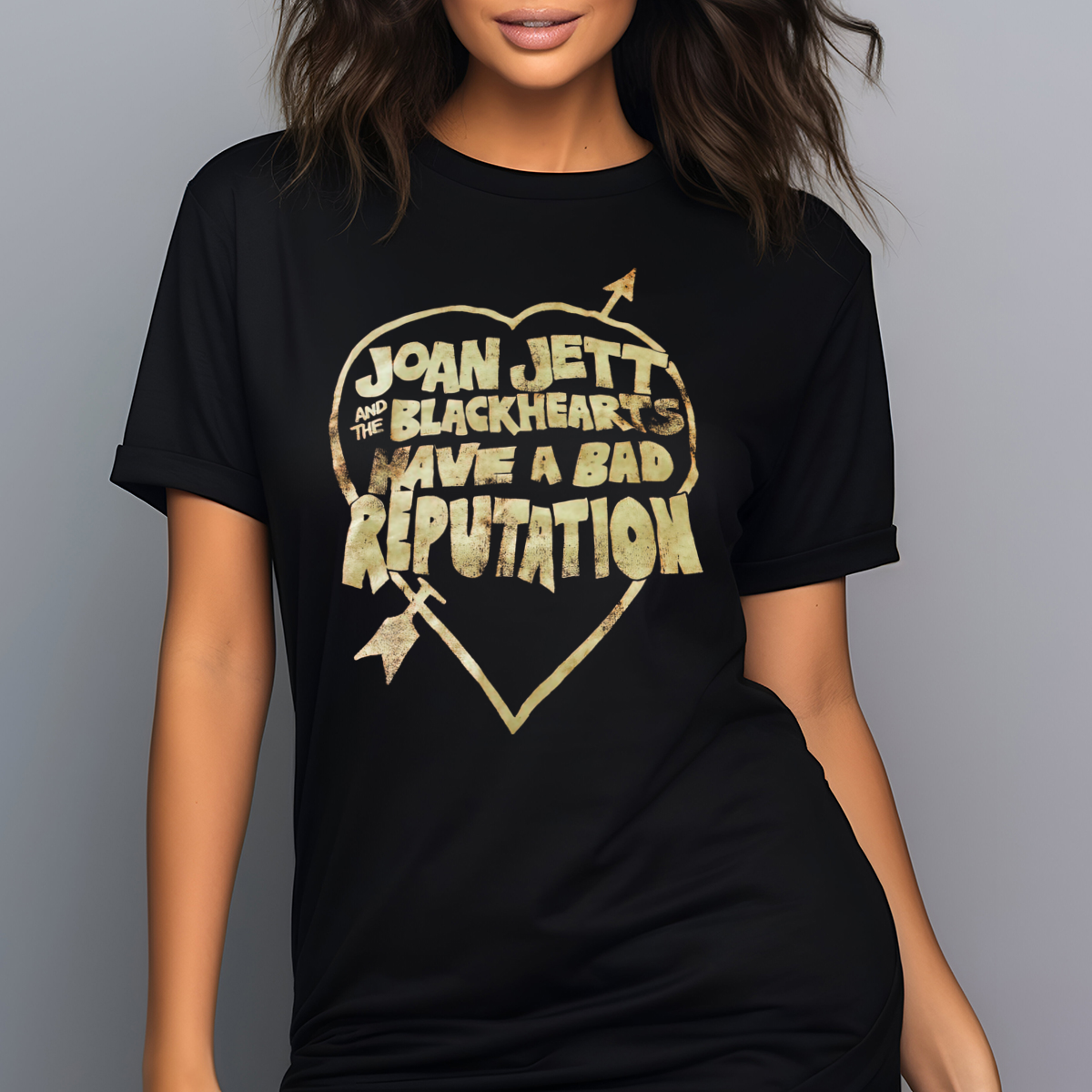 Heart Joan Jett And The Black Hearts Have A Bad Reputation Vintage Shirt
