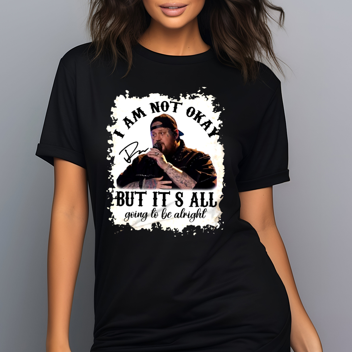 Jelly Roll I Am Not Okay But It's All Going To Be Alright 2024 Shirt