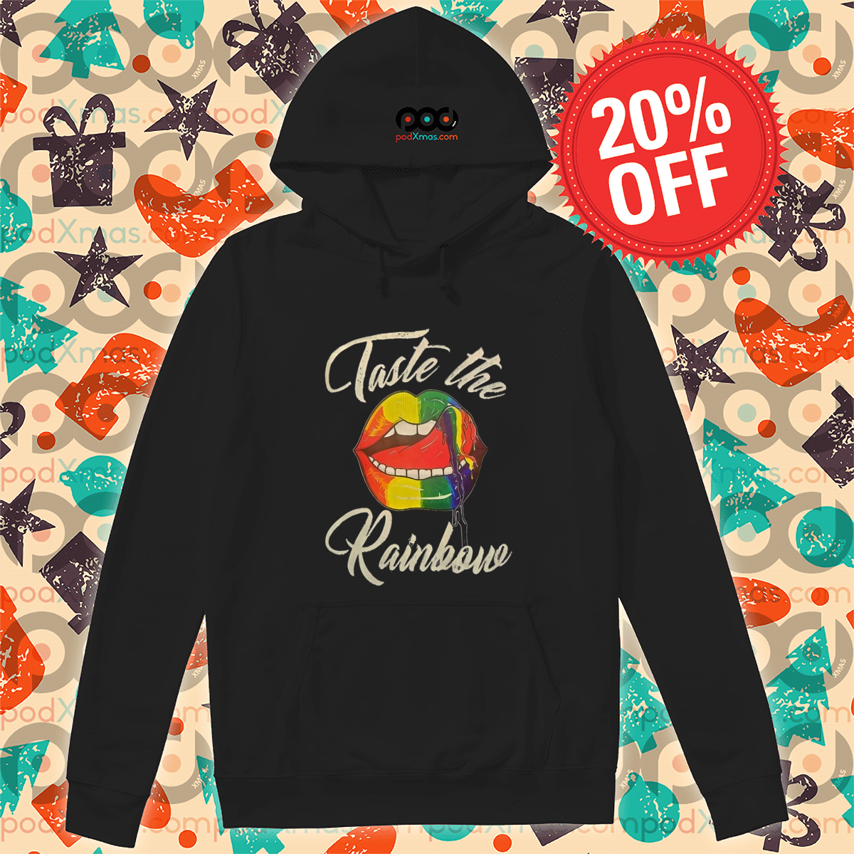 LGBTQ Lips Taste The Rainbow Shirt