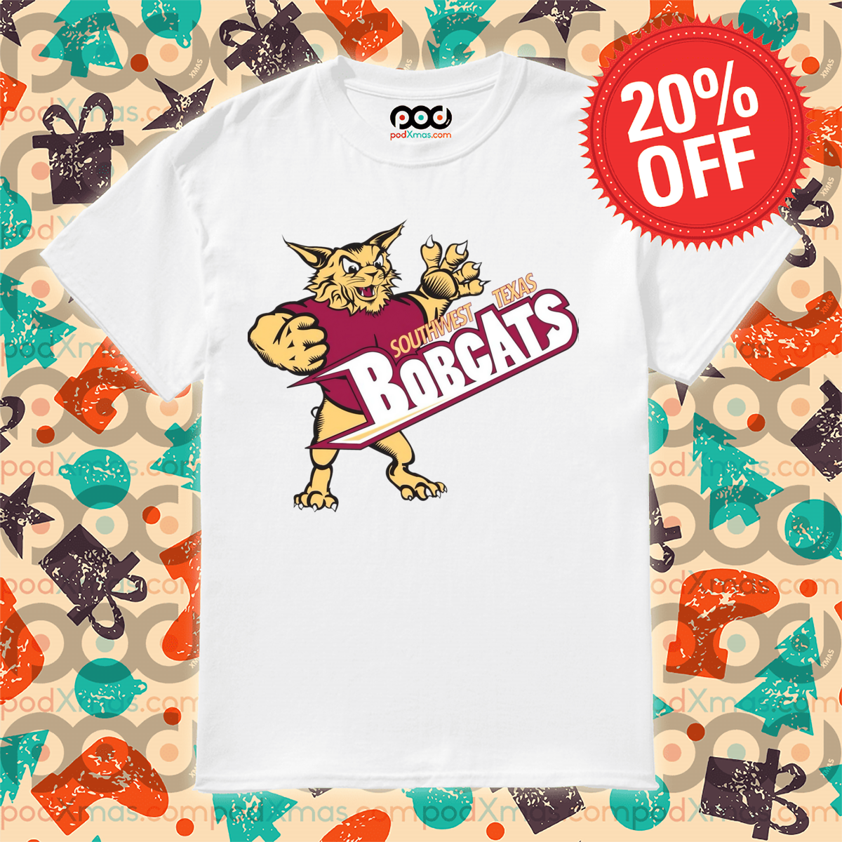 Mascot Southwest Texas Bobcats 2024 Shirt