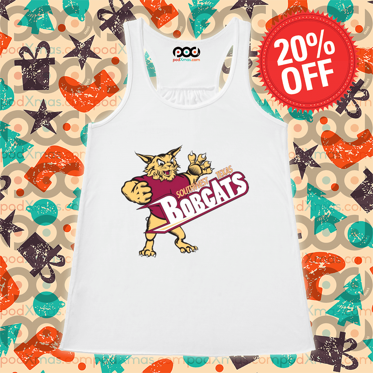 Mascot Southwest Texas Bobcats 2024 Shirt