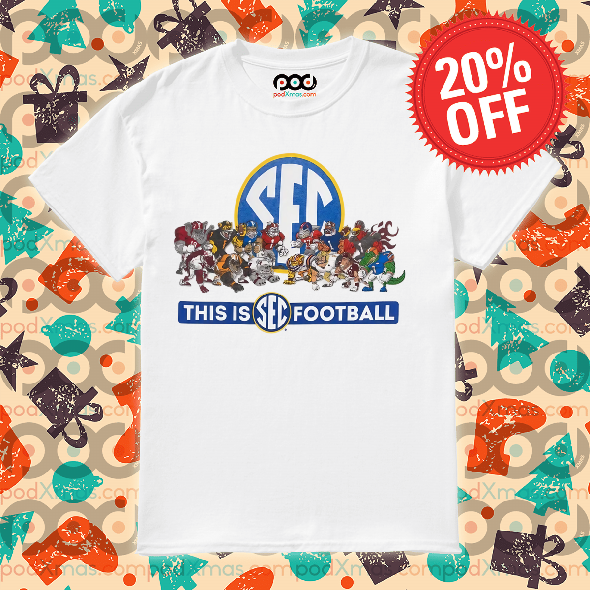 Mascot This Is SEC Football 2024 Shirt