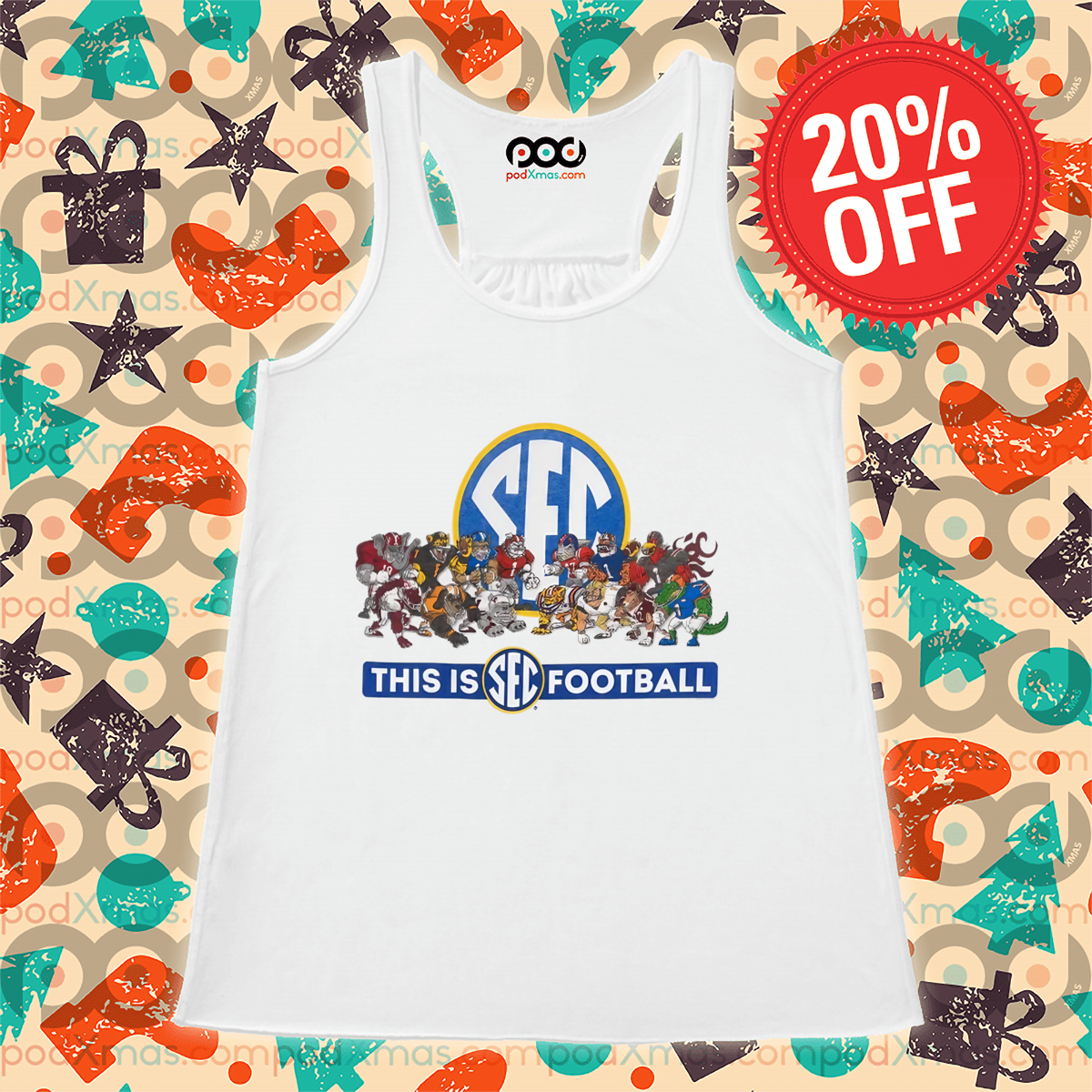 Mascot This Is SEC Football 2024 Shirt
