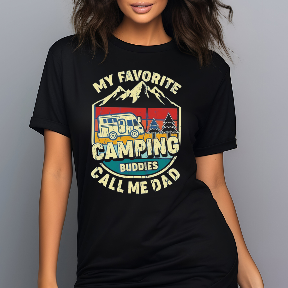 My Favorite Camping Buddies Call Me Dad Vintage Shirt
