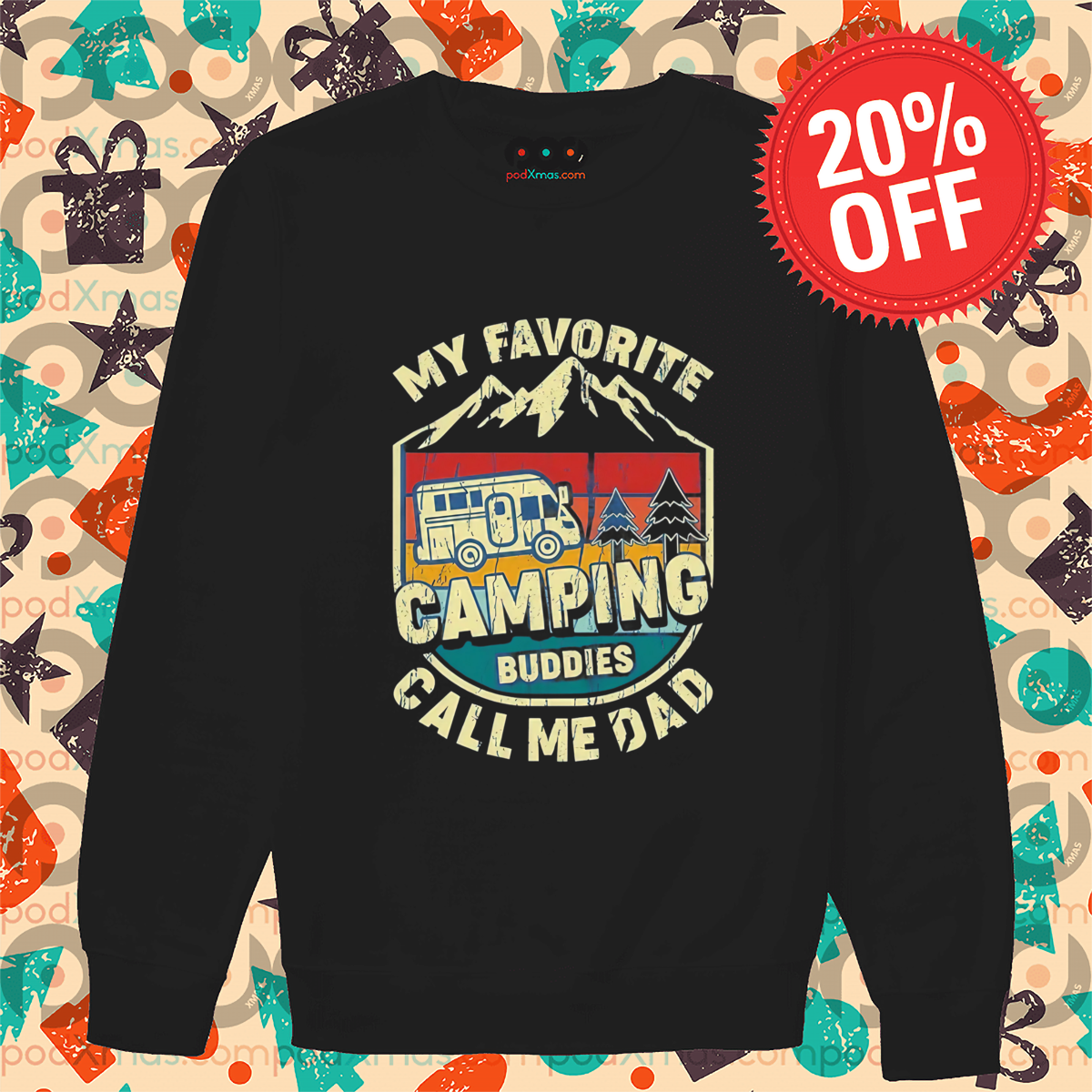 My Favorite Camping Buddies Call Me Dad Vintage Shirt