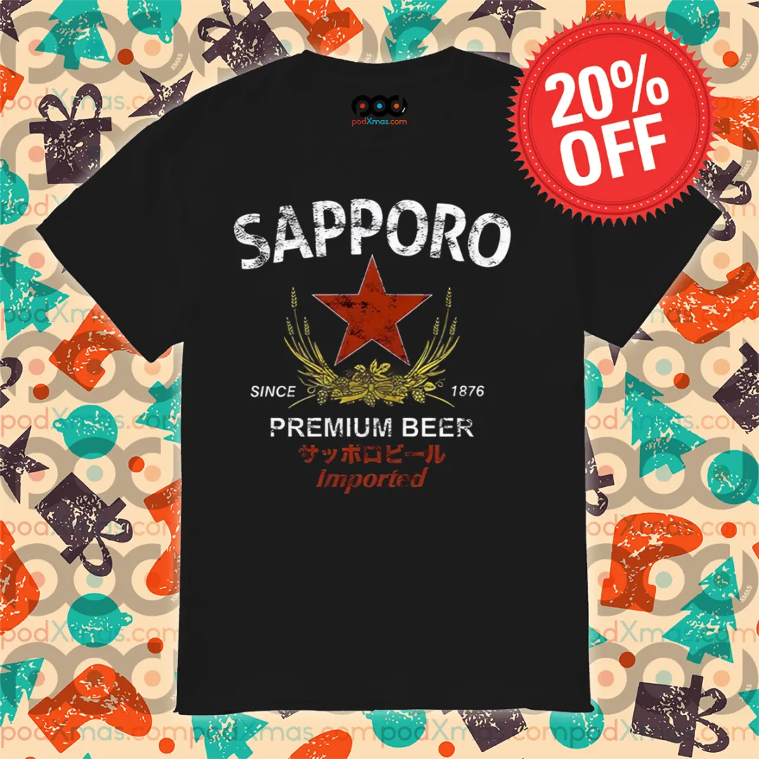 Sapporo Since 1876 Premium Beer Imported Vintage 2024 Shirt