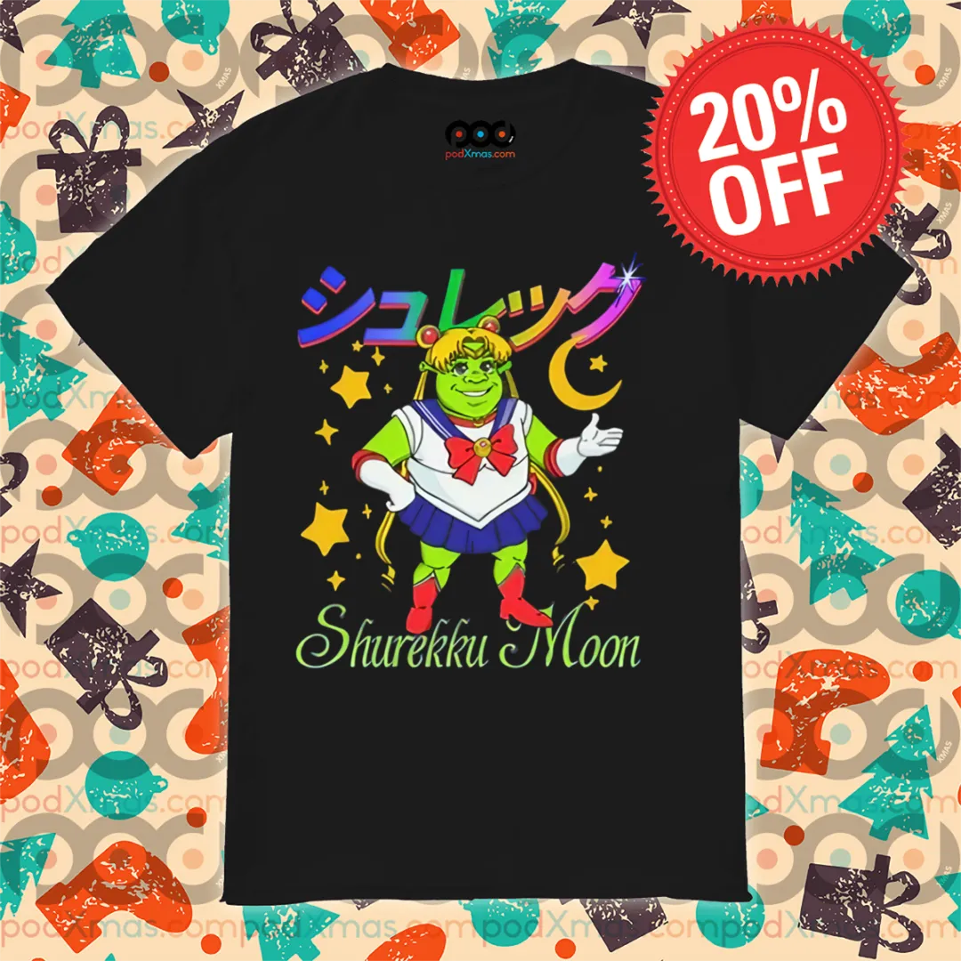 Shrek Sailor Moon Cosplay Shurekku Moon 2024 Shirt