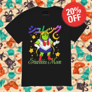 Shrek Sailor Moon Cosplay Shurekku Moon 2024 Shirt