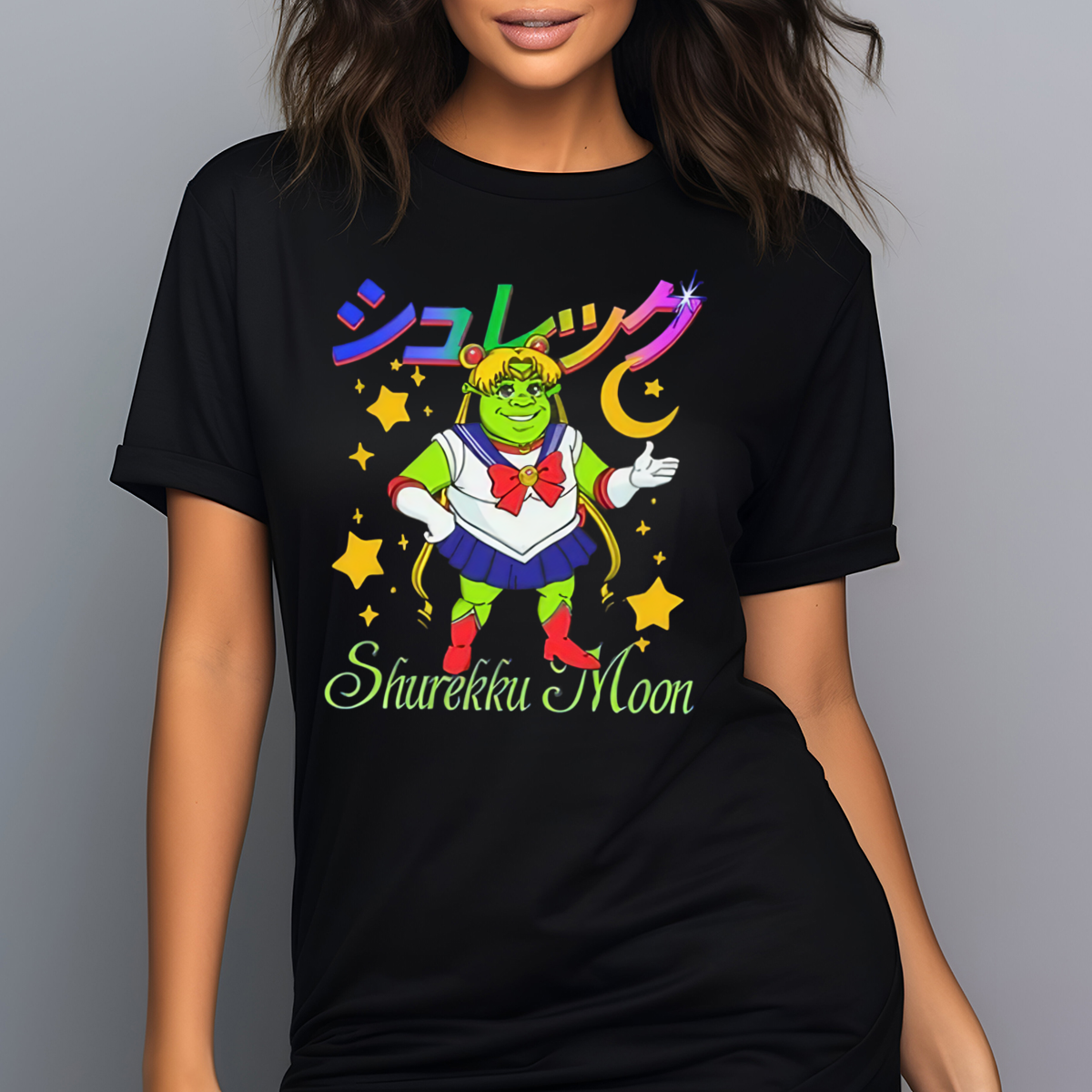 Shrek Sailor Moon Cosplay Shurekku Moon 2024 Shirt
