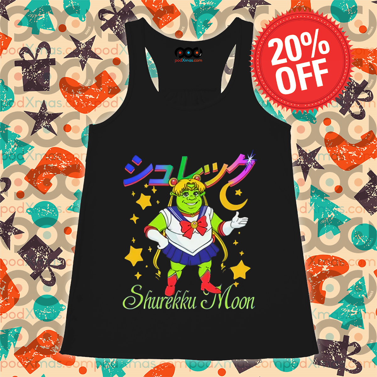 Shrek Sailor Moon Cosplay Shurekku Moon 2024 Shirt