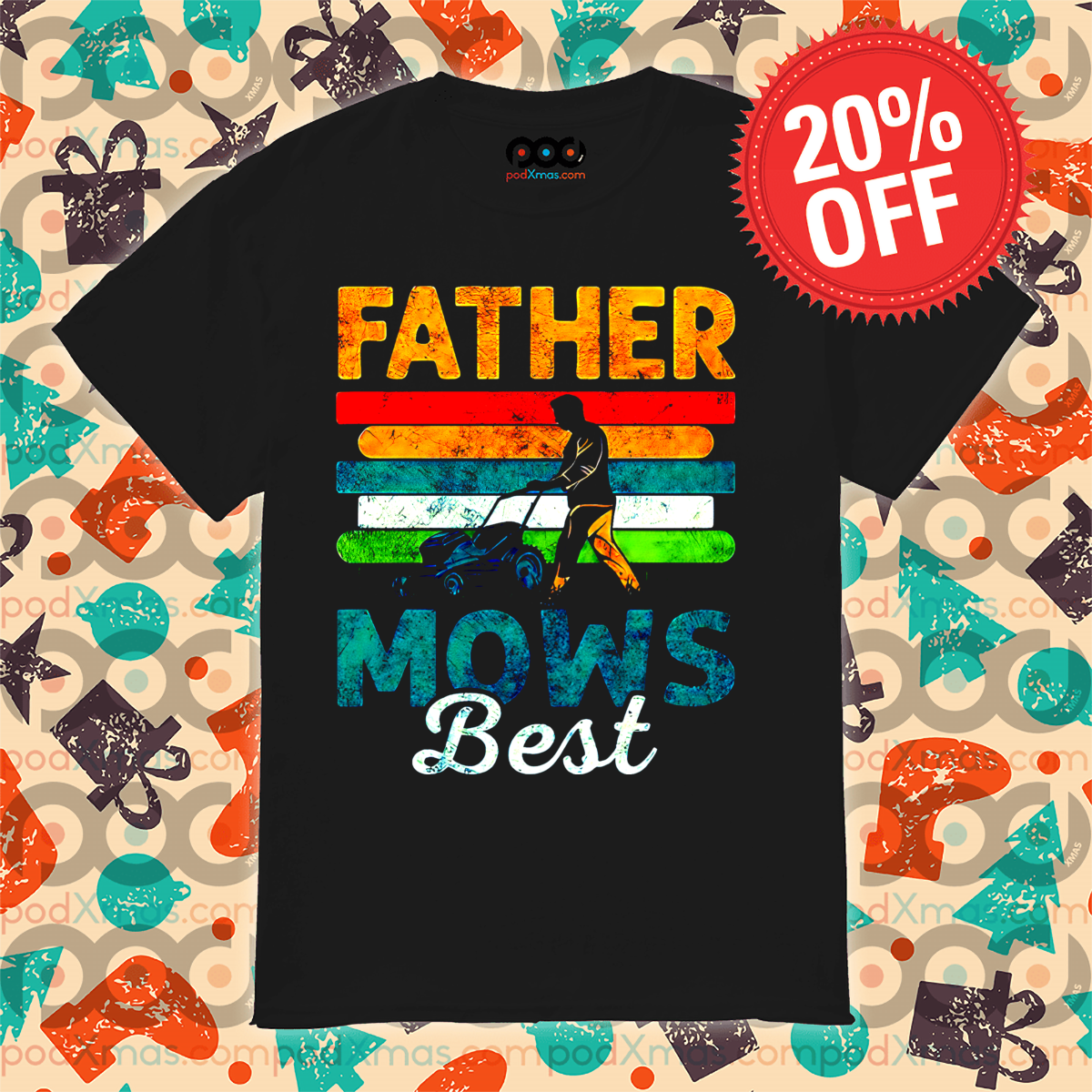 Weeding Father Mows Best Vintage 2024 Shirt