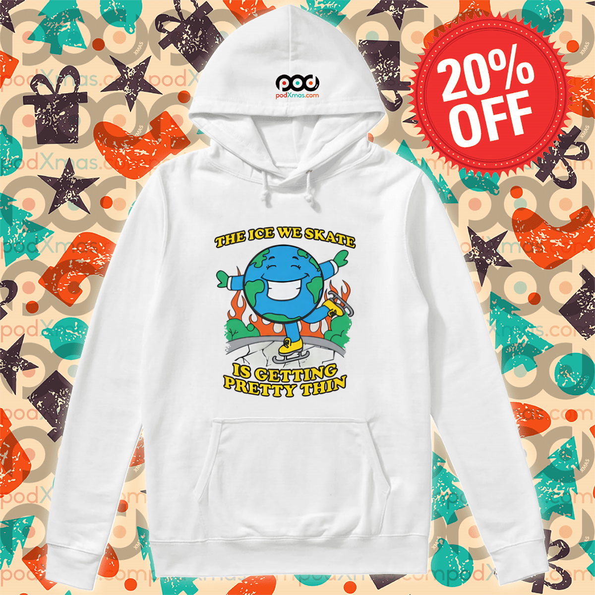 Earth The Ice We Skate Is Getting Pretty Thin 2024 Shirt