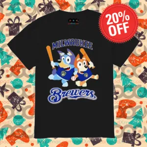Bluey Milwaukee Brewers 2024 Shirt