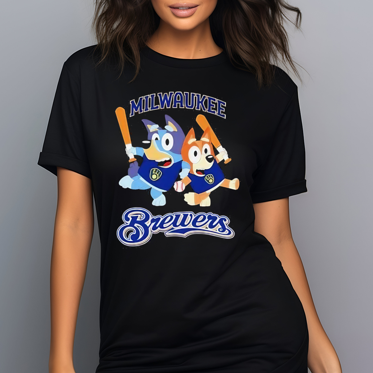 Bluey Milwaukee Brewers 2024 Shirt Bluey Milwaukee Brewers 2024 Shirt