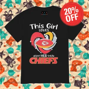 Diamond Heart This Girl Loves Her Chiefs 2024 Shirt