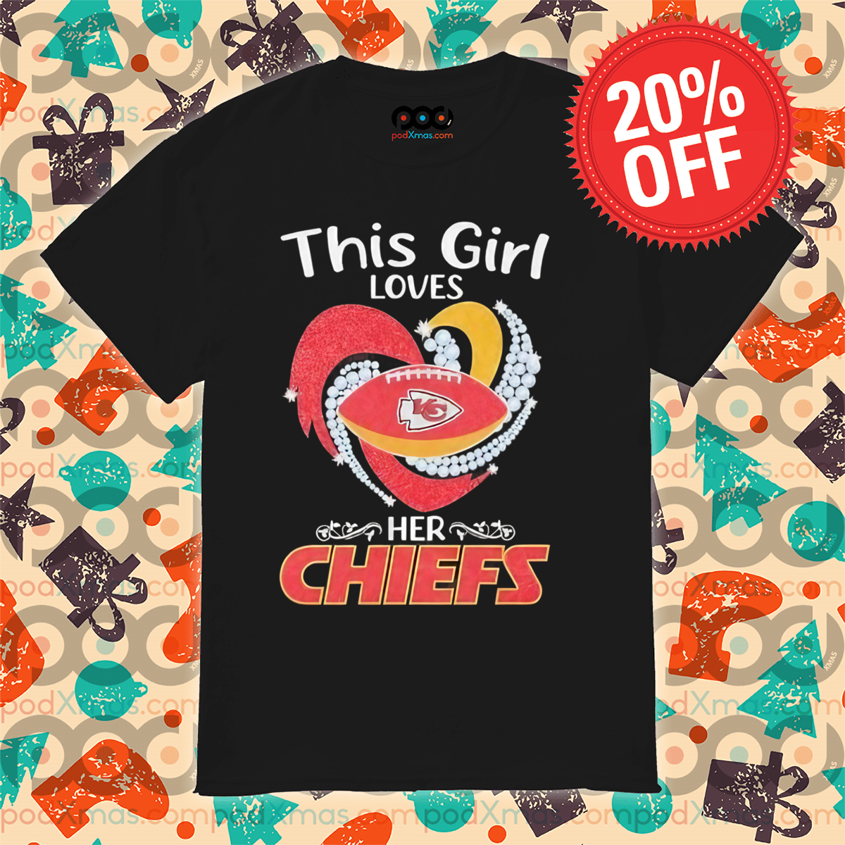 Diamond Heart This Girl Loves Her Chiefs 2024 Shirt 6 Diamond Heart This Girl Loves Her Chiefs 2024 Shirt