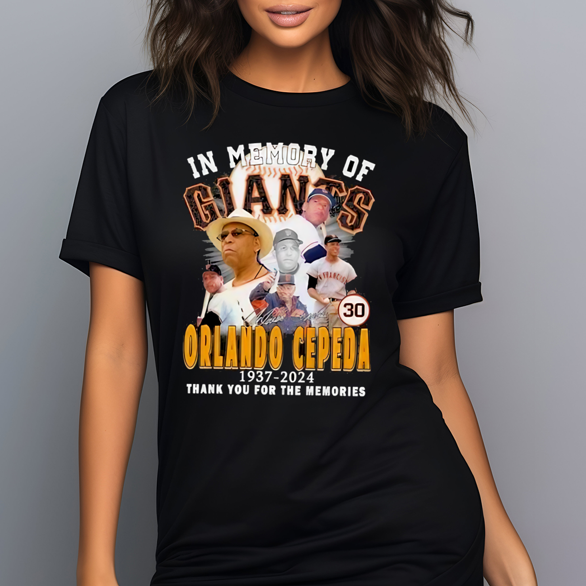 In Memory Of Giants Orlando Cepeda 1937 2024 Thank You For The Memories Shirt
