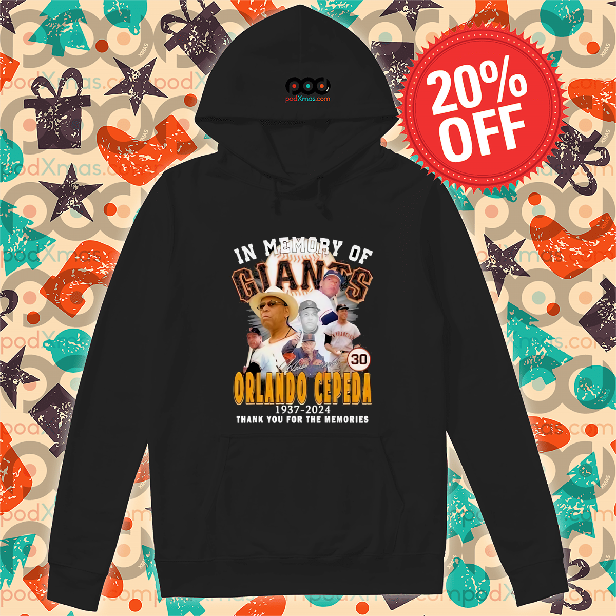 In Memory Of Giants Orlando Cepeda 1937 2024 Thank You For The Memories Shirt