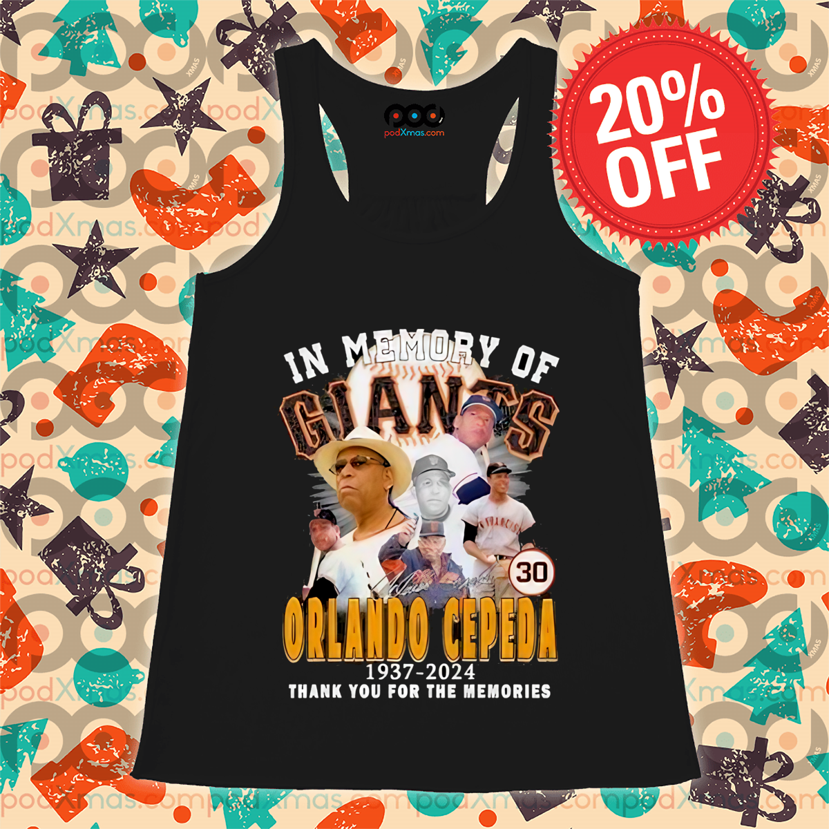 In Memory Of Giants Orlando Cepeda 1937 2024 Thank You For The Memories Shirt
