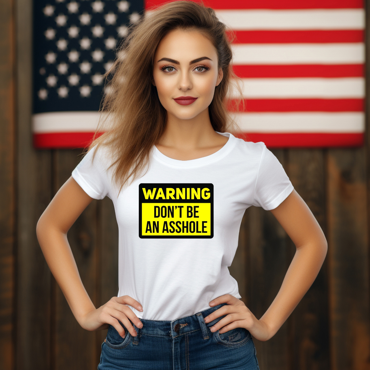 Warning Don't Be An Asshole 2024 Shirt