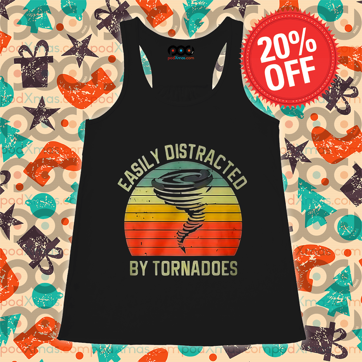 Easily Distracted By Tornadoes Vintage 2024 Shirt