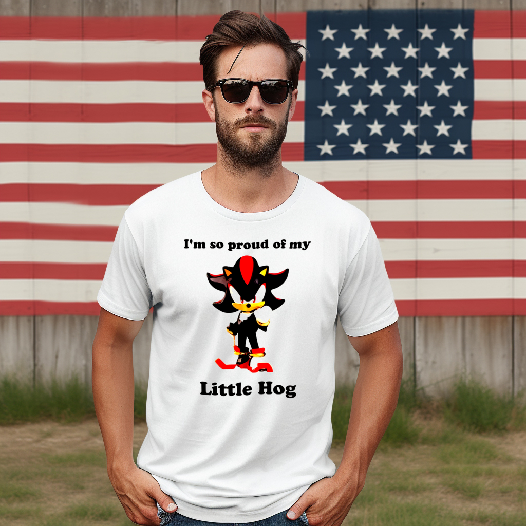 Shadow the Hedgehog I'm So Proud Of My Little Hog Shirt