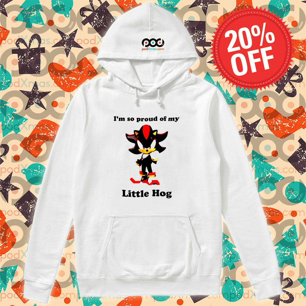 Shadow the Hedgehog I'm So Proud Of My Little Hog Shirt