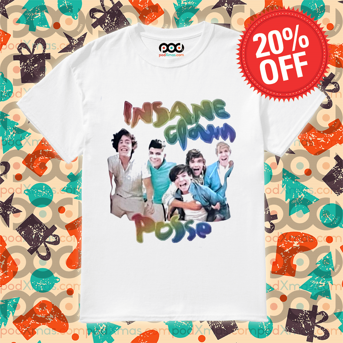 One Direction Insane Clown Posse Shirt